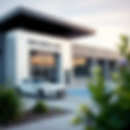 Exterior view of Diehl Collision Center showcasing its modern architecture