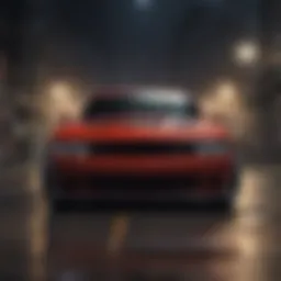 Dodge Challenger Set Demon showcasing its aggressive front design