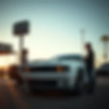 Exceptional Customer Service at the Dealership Customer engaging with a dealership representative