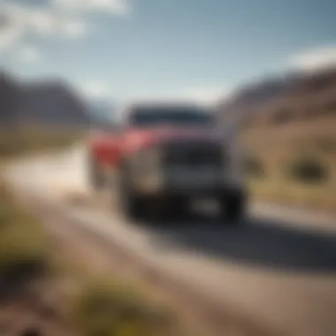 Powerful Dodge Ram Truck navigating Sheridan's roads Dodge Ram Truck Sheridan WY