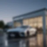Exterior view of Draper Mercedes Benz dealership showcasing luxury vehicles