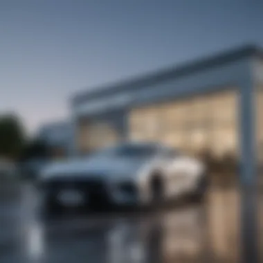 Draper Mercedes Benz Dealership Exterior Exterior view of Draper Mercedes Benz dealership showcasing luxury vehicles
