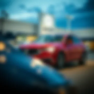 Customer receiving service at Duncan Acura Roanoke