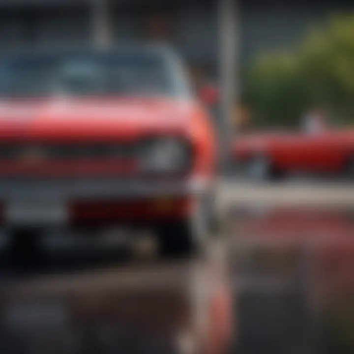 Dynamic Red Convertible on display at Bobby Wood Chevrolet dealership