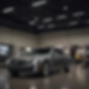 Engaging Customer Service Experience at Elco Cadillac Customer interacting with a knowledgeable sales representative