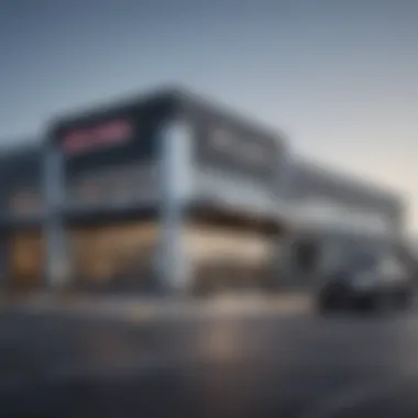 Findlay GMC dealership exterior showcasing elegance