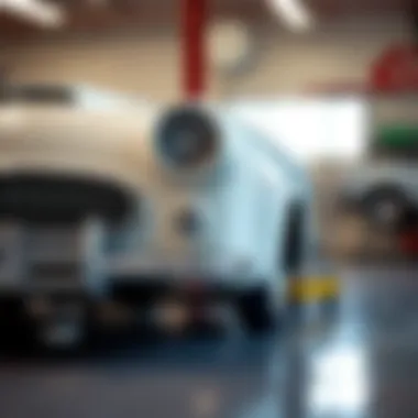 A classic car restoration project at Encore Auto