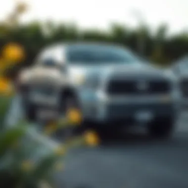 Toyota Tundra parked in an eco-friendly environment