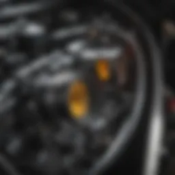 Efficient oil filter in car engine