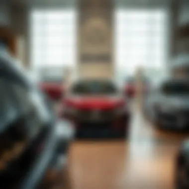 Acura Showroom Display Showroom with Acura vehicles on display
