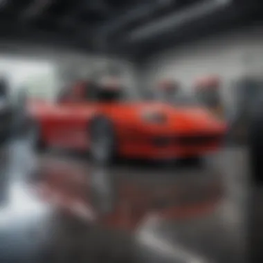 State-of-the-Art Service Area Service area filled with state-of-the-art automotive equipment
