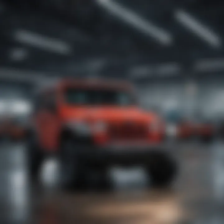 Customer service representatives assisting clients at Auto Park Jeep