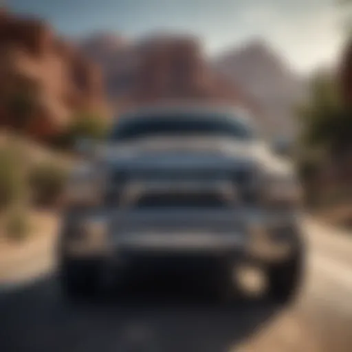 Baxter Dodge Ram front view showcasing its robust design and grille.