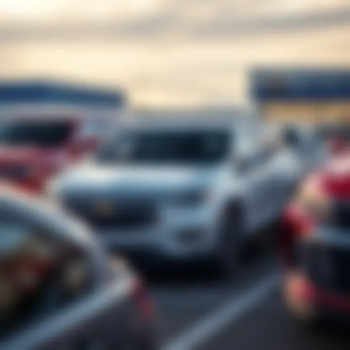 A selection of Chevrolet vehicles available for sale at the dealership