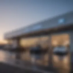 Exterior view of Billy Craft Honda dealership showcasing the modern architecture