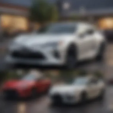 Diverse Selection of Toyota Vehicles A diverse range of Toyota vehicles available at the dealership