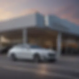 Exterior view of a Cadillac dealership in El Paso