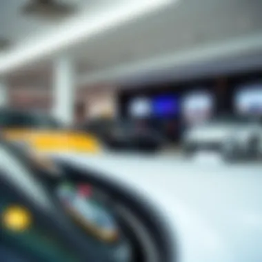 Showcase of Vehicles at CDJR Paramus Interior showcasing various vehicle models