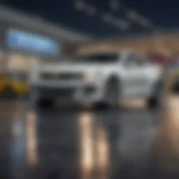 Chevy dealership showcasing a variety of models