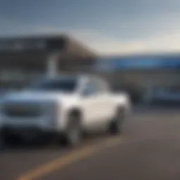Chevrolet dealership exterior showcasing a variety of models available