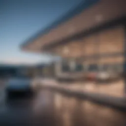 Exterior view of Chris Myers Dealership showcasing modern architecture.