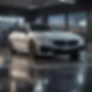 Immersive customer experience zone in a BMW store