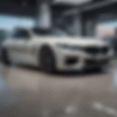 Interactive Technology in BMW Retail Spaces Interactive technology display within a BMW retail environment