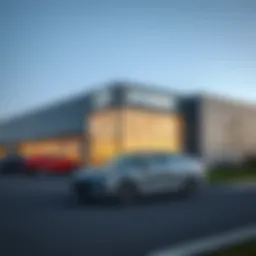 Exterior view of Diehl Hyundai of Sharon showcasing modern design