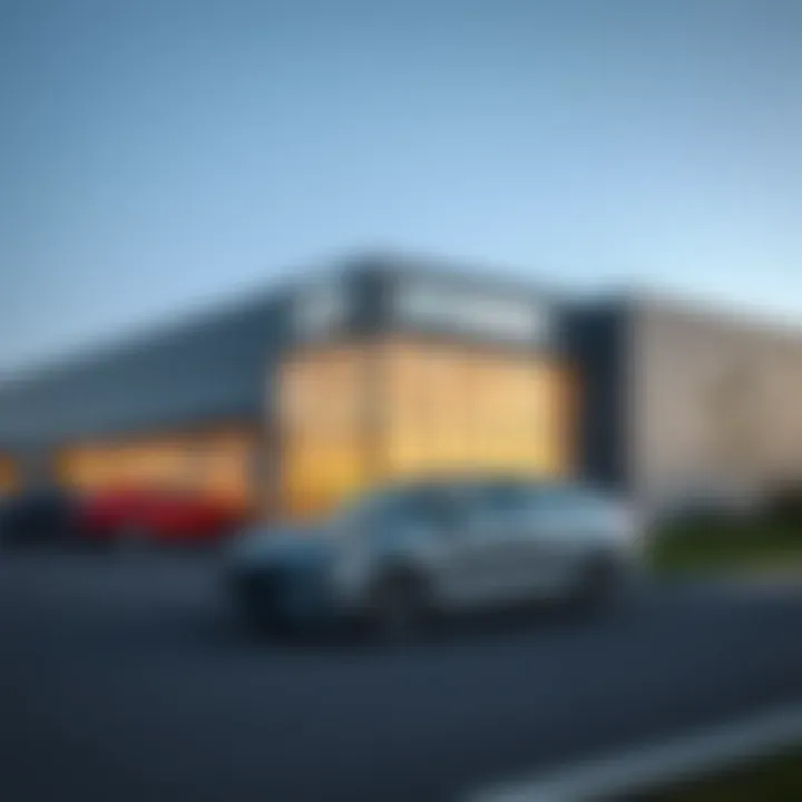 Exterior view of Diehl Hyundai of Sharon showcasing modern design