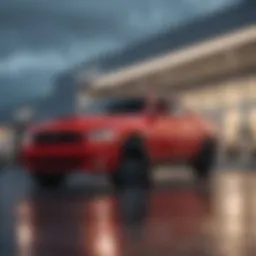 Exterior view of a Dodge dealership in Pulaski