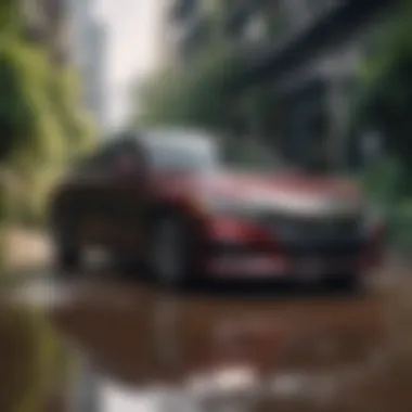 Urban Elegance - Honda Accord Sleek Honda Accord in Urban Jungle
