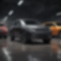 Showcasing the diverse vehicle lineup at Feeny Chrysler Dodge Jeep Ram