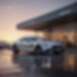 Exterior view of Fred Beans Automotive dealership showcasing Mercedes-Benz models