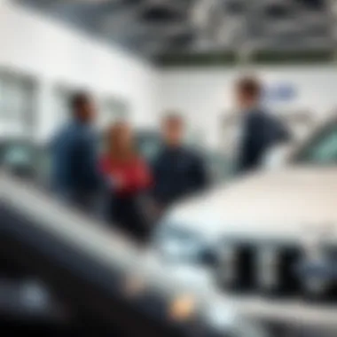 Exceptional Customer Service Experience Customer service team at Henry Day Ford assisting clients