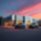 An overview of the Jeep dealership exterior in Lebanon, NH