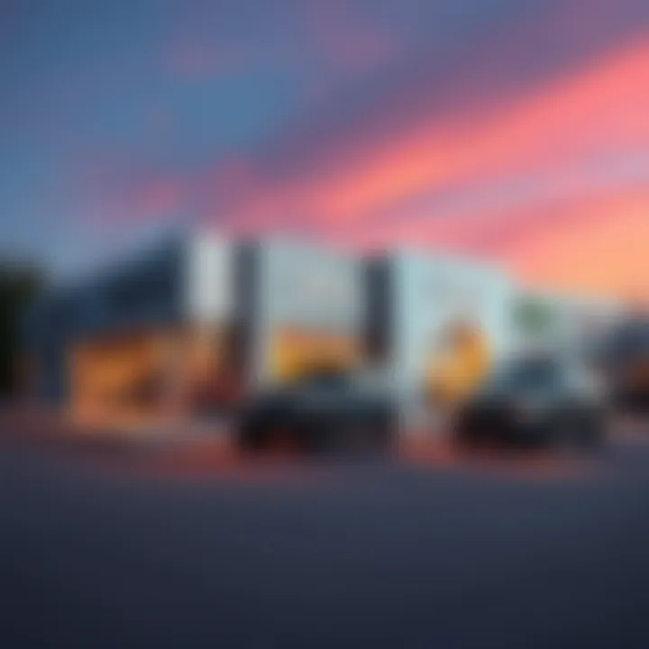 An overview of the Jeep dealership exterior in Lebanon, NH