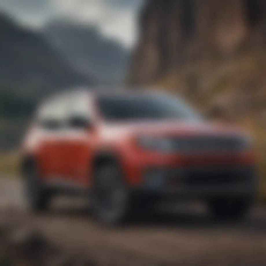 Jeep plug-in hybrid vehicle showcasing innovative design