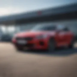 Exterior view of a Kia dealership in Kent