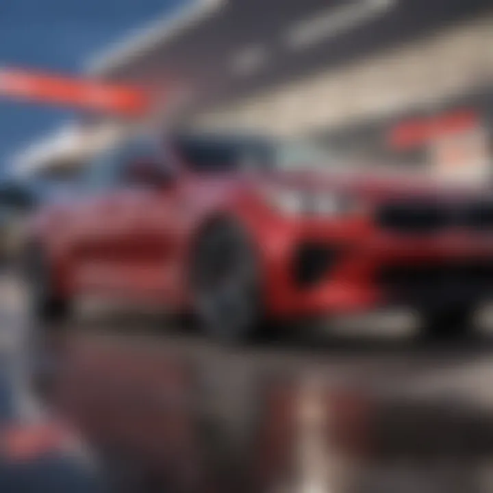 Community event sponsored by the Kia dealership