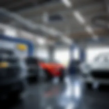 Service area showcasing the dealership's commitment to quality