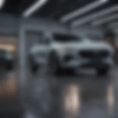 Showroom of Hyundai Vehicles Interior display of Hyundai vehicles available for purchase