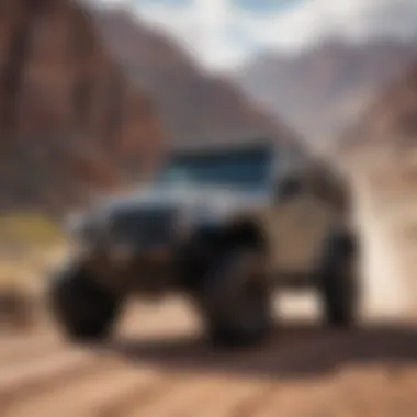 Performance on Rugged Terrain LHM Colorado Jeep in action on rugged terrain