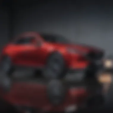 Elegant design of a Mazda Amati vehicle showcasing luxury craftsmanship