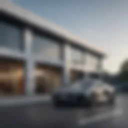 Exterior view of McGovern Audi showcasing its modern architecture