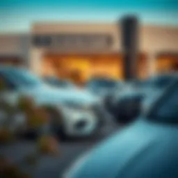 Exterior view of Mercedes-Benz Chandler showcasing luxury models