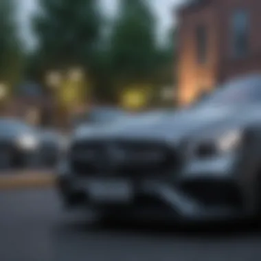 Community event featuring Mercedes-Benz vehicles