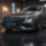Elegant Mercedes-Benz model on display