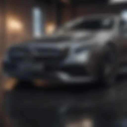 Elegant Mercedes-Benz model on display