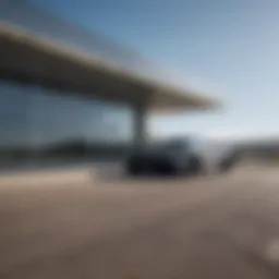 Exterior view of Murphy Motors showcasing its modern architecture