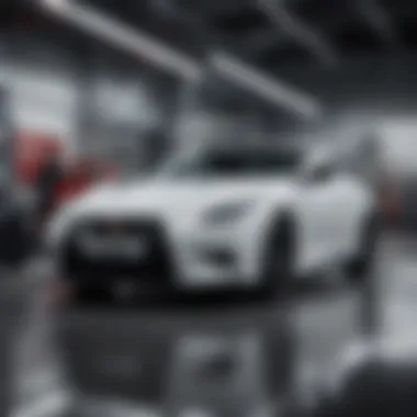 Maintenance Services at Newton Nissan Service area at Newton Nissan emphasizing maintenance services